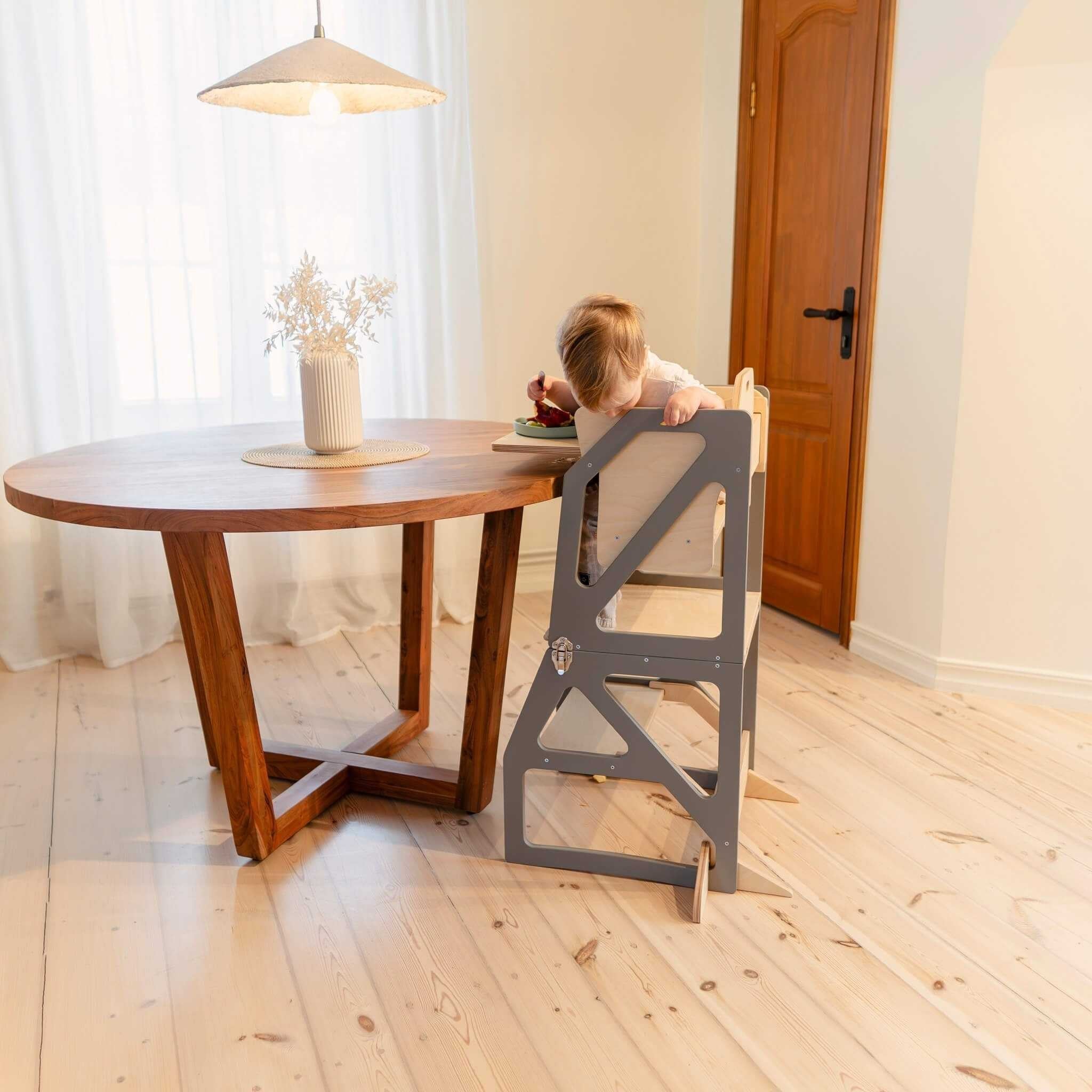 Transformable Kitchen Tower - Modustep and High Chair Combo