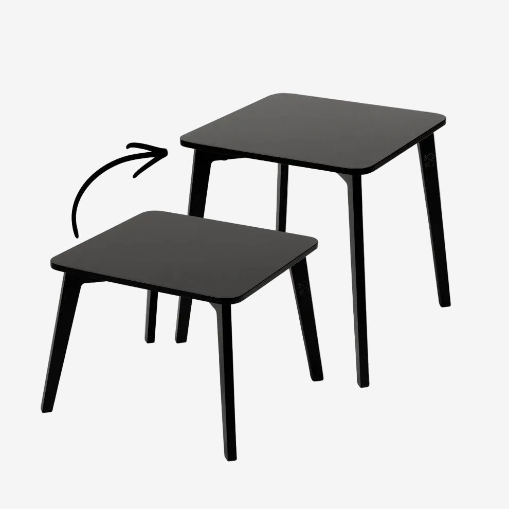 TULLA - Height-extendable Kids Table - Black